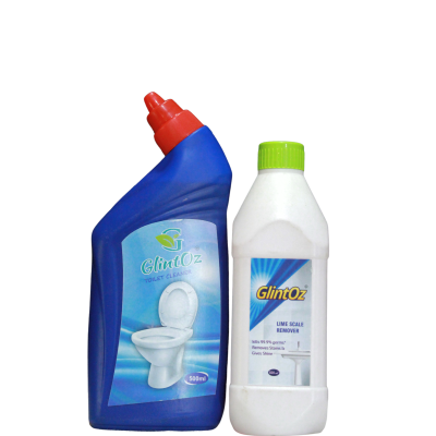 Toilet Cleaner 500ml + Lime Scale Remover 500ml
